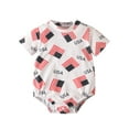 thumbnail image 1 of Ketyyh-chn99 4th of July Outfits for Baby Boys Girl USA Romper Letter Sleeveless Bodysuit Clothes Independence Day Baby Boys Girls Clothes White,6-9 Months, 1 of 5
