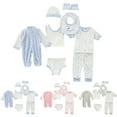 thumbnail image 1 of Ketyyh-chn99 Baby Boy Clothes 0-3 Months Newborn Outfits Baby Girl 2 Jacket+Pants+Jumpsuit+Bib+Hat+Shoes+Socks 8PCS Size for 0-3 Months,Blue, 1 of 8