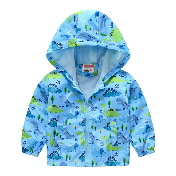 Ketyyh-chn99 Baby Boy Clothes Fall Fashion Coat Toddler Baby Boy Lightweight Zip Up Jacket Color Block Hoodie Sweatshirt Zipper Hooded Coat Windbreaker Outerwear Light Blue,12-18 Months