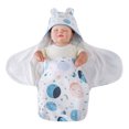 thumbnail image 1 of Ketyyh-chn99 Baby Boy Cotton Flannel Receiving Blankets Bundle Light Blue,6M, 1 of 5
