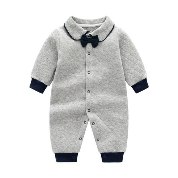 Ketyyh-chn99 Baby Boy Gifts 2024 Spring Baby Cute Bodysuit Short Sleeve One-Piece Baby Clothes for Boys Navy,73