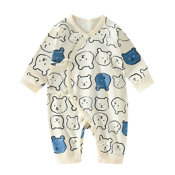 Ketyyh-chn99 Baby Boy Jumpsuit Newborn Baby Boy Romper Outfits Overall Jumpsuit Clothes One Piece Romper Blue,3-6 Months