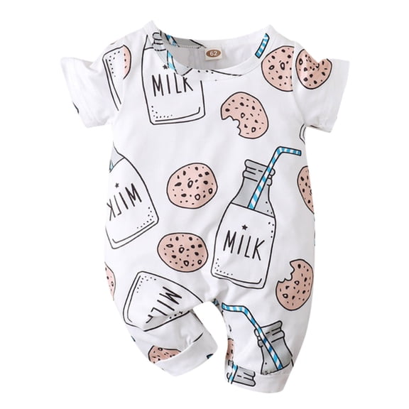Ketyyh-chn99 Baby Boy Outfits Romper Jumpsuit Outfits Clothes Infant Baby Kids Romper Jumpsuit Outfits Clothes White,18-24 Months