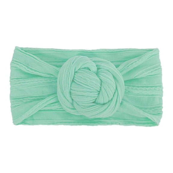 Ketyyh-chn99 Baby Girl Bows and Headbands Toddler Baby Boys Girls Stretch Knotted Hairband Headwear Headband,Mint Green