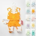 thumbnail image 1 of Ketyyh-chn99 Baby Girl Clothes 0-3 Months Newborn Baby Girl Clothes Shower Gift Set 2 Jumpsuits+2 Tops+Pants+Bib+Hat+Foot Covers 8PCS Size for 3-6 Months,Light Purple, 1 of 4