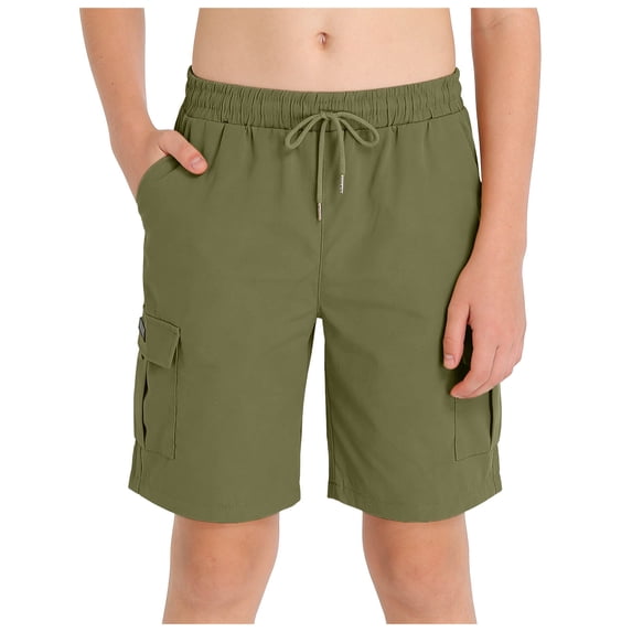 Ketyyh-chn99 Baby Girl Khaki Shorts Boys' Clothes Summer Outfit Shorts Casual Summer Clothes for Kids Size for 5-6 Years,AG