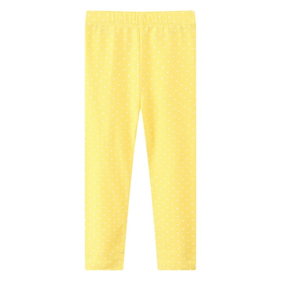 Ketyyh-chn99 Baby Girl Pants Fashion Bell Bottom Pants Toddler Kids Girl Flared Pants Yellow,6T