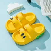 Ketyyh-chn99 Baby Girl Shoes House Shoes Toddler Slippers Shower Bathroom Non-Slip Open Toe Super Soft Comfy Thick Sole Cozy Boys Girls Home House Sandals for Indoor Outdoor Shoes Yellow,9