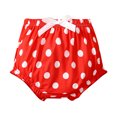 thumbnail image 1 of Ketyyh-chn99 Baby Girl Shorts Baby Girl Clothes Baby Girls Knit Ruffles Shorts Toddler Sweater Shorts Red,0-6 Months, 1 of 5