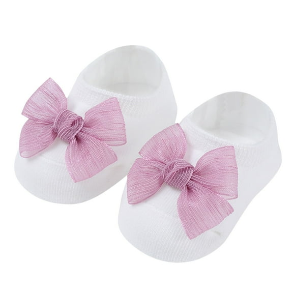 Ketyyh-chn99 Baby Girl Socks Baby Girls Boys Fashion Cute Crew Socks White,S