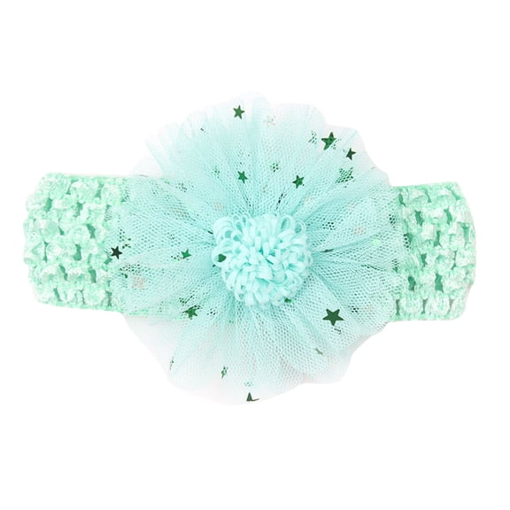 Ketyyh-chn99 Baby Kid Headband Princess Big Bow Knot Hair Band Hairband Mint Green