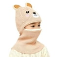 thumbnail image 1 of Ketyyh-chn99 Baby Kids Winter Hats Scarf for Boys Baby Kids Girl Lovely Soft Hat Set Beige, 1 of 4