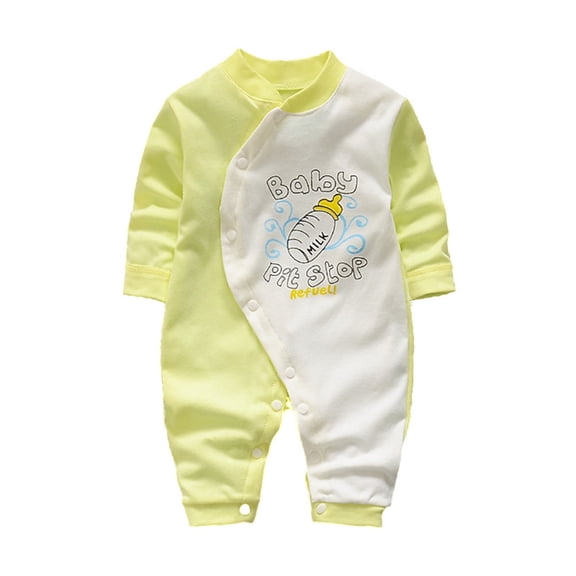 Ketyyh-chn99 Baby Outfits Baby Boys' Gentleman One-Piece Romper Outfit YE2,0-3 Months