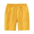 thumbnail image 1 of Ketyyh-chn99 Baby Pants Toddler Kids Clothes Pants Casual Waist Solid Long Straight Pants 2 Years,Yellow, 1 of 2