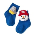 thumbnail image 1 of Ketyyh-chn99 Baby Socks Fashion Christmas Stockings Toddler Socks Ankle Baby Kids Little Girl Boy Socks Sky Blue,L, 1 of 5