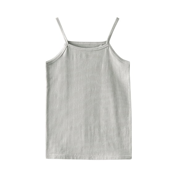 Ketyyh-chn99 Baby Tank Top Girl Summer Shirt Sleeveless Tank Tops Kids Girls Summer Basic Shirts Undershirts T-Shirts Vest Grey,3-4 Years