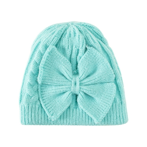 Ketyyh-chn99 Baby Winter Hat Kids Toddler Lined Winter Hood Caps Mint Green
