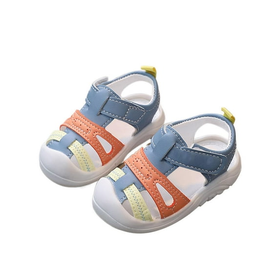 Ketyyh-chn99 Ballet Shoes for Girls Shoes Little Kids Girls Dress Princess Low Heels Party Dance Shoes Sandals Blue,5.5