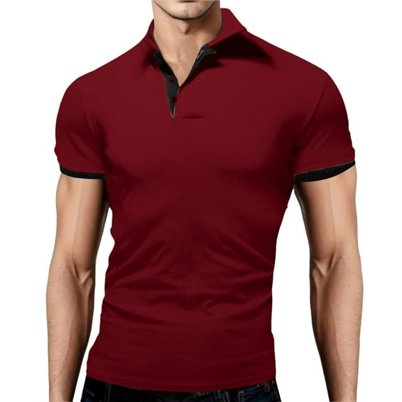 Ketyyh-chn99 Big and Tall Mens Shirts Casual Men's Shirts Slim-Fit Polo Shirts ,3XL