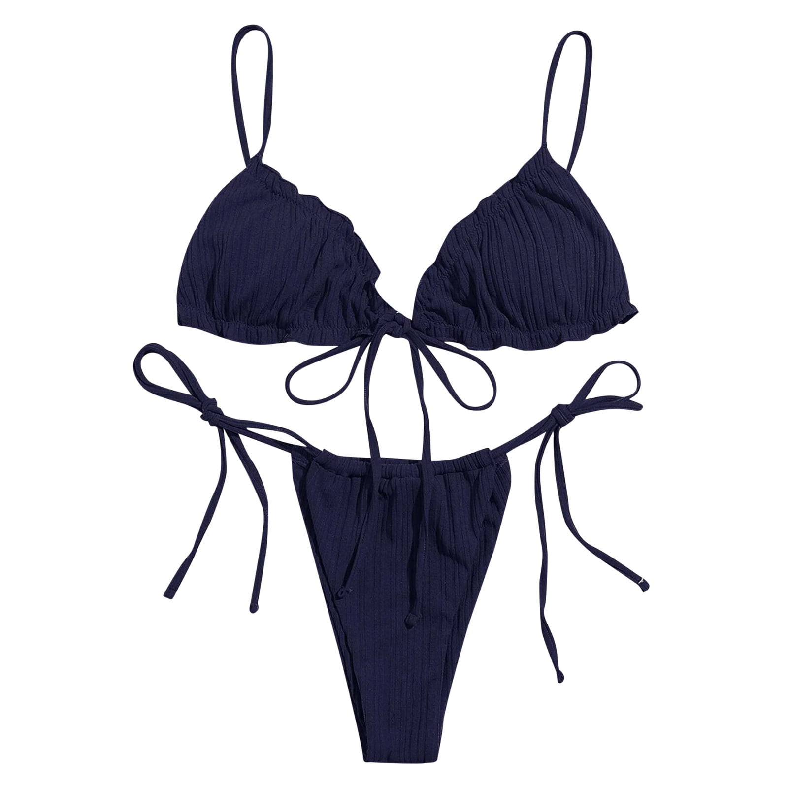 Ketyyh-chn99 Bikini Set for Women Two Piece Swimsuit Women's Triangle ...