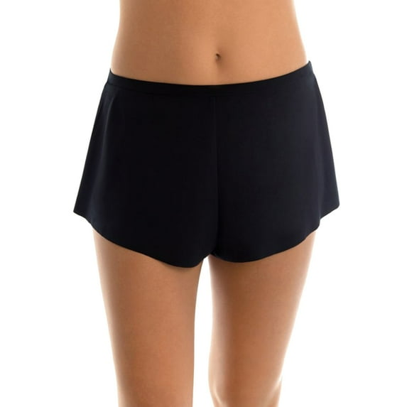 Ketyyh-chn99 Board Shorts for Women Swim Womens Swimsuits Bottoms Tankini High Waist Bikini Bottoms Beach Short Black,XL