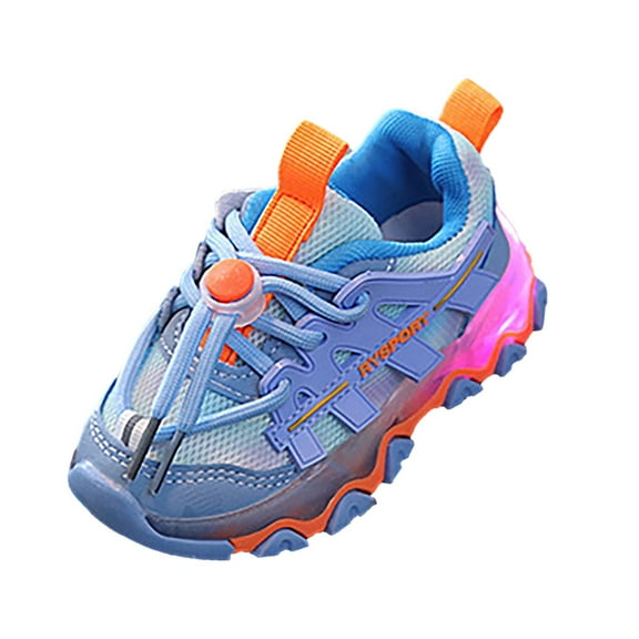 Ketyyh-chn99 Boys Girls Sneakers Boys Lightweight Casual Sneakers Children Baby Girls Boys Shoes Sport Sneakers Shoes Blue,8.5