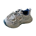 thumbnail image 1 of Ketyyh-chn99 Boys Girls Sneakers Shoes Toddler Boys Girls Shoes Kids Breathable Mesh Casual Athletic Sneaker Grey,13.5, 1 of 5