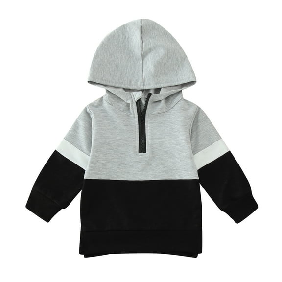 Ketyyh-chn99 Boys Hoodies Dinosaur Toddler Boys Jacket Cute Hoodies for Teen Girls The Child Fleece Zip Up Hoodie Infant to Toddler Size for 18-24 Months,Grey
