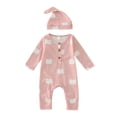 thumbnail image 1 of Ketyyh-chn99 Boys Rompers Baby Boys' Gentleman One-Piece Romper Outfit Pink,6-12 Months, 1 of 4