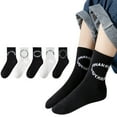 thumbnail image 1 of Ketyyh-chn99 Boys Socks and Girls Socks 2025 Toddler Boys Girls Socks Athletic Socks For Boy 5 Pairs Crew Socks for 3-5 Years,White, 1 of 3
