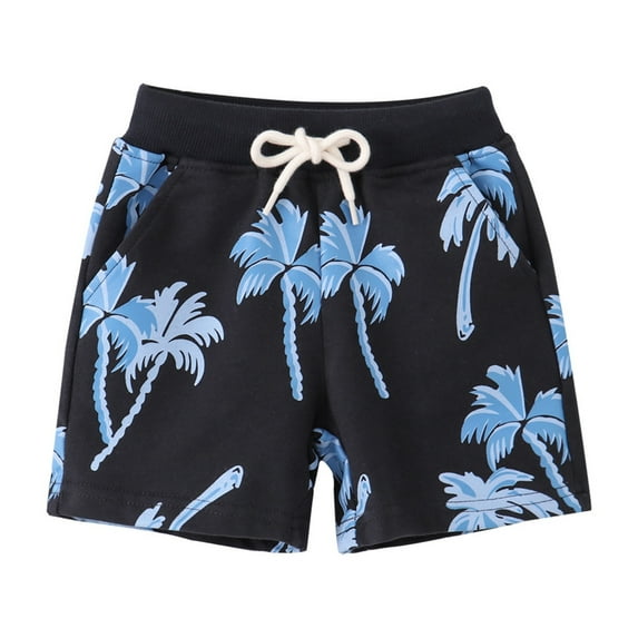 Ketyyh-chn99 Boys Summer Clothes Toddler Baby Boys Shorts, Summer Cotton Shorts for Kids Girls, Childrens Jogger Pants Blue,4-5 Years