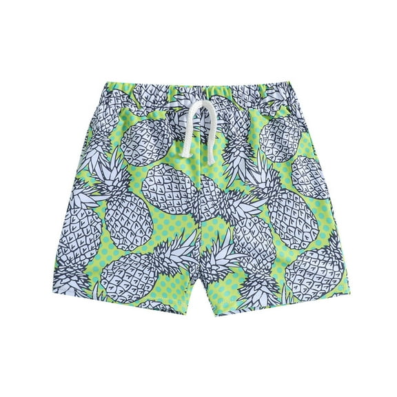 Ketyyh-chn99 Boys Swim Trunks Boys Swim Trunks Toddler Bathing Suit Swim Shorts Kids Swim Suit Boxer Brief Liner Green,18M