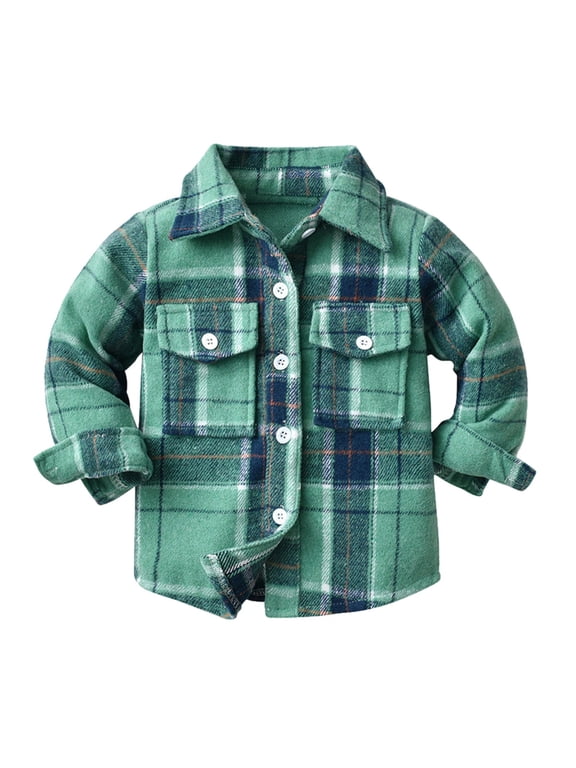 Boys Winter Coat 2023 Slim Fit Jacket Button Cardigan Coat Casual Loose Outerwear Green,140