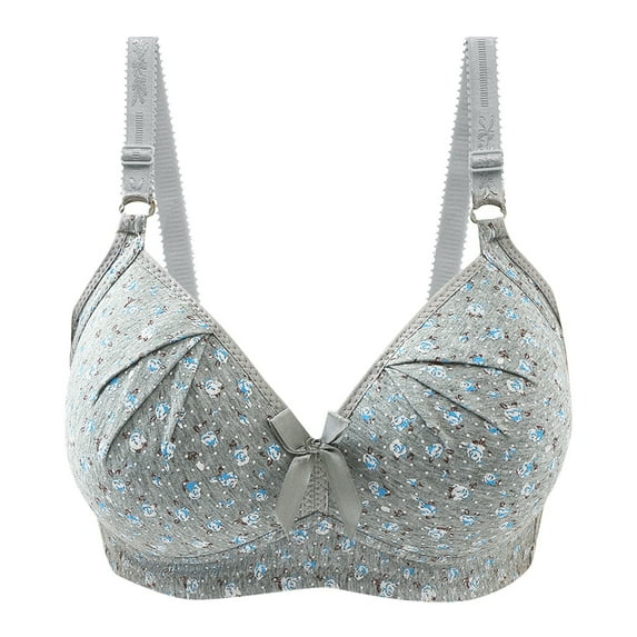 Ketyyh-chn99 Bras 2024 Fashion Comfortable Smoothing Comfort Wireless Lightly Lined T-Shirt Bra Grey,6XL