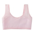 thumbnail image 1 of Ketyyh-chn99 Bras for Teen Girls 2023 Girls Cotton Training Bra with Adjustable Straps Breathable Training Bra Pink,M, 1 of 4