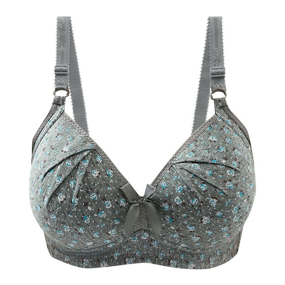 Ketyyh-chn99 Bras for Women 2024 Fashion Comfortable High Support Wirefree Everyday Wear Dark Gray,6XL