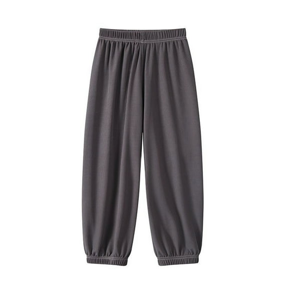Ketyyh-chn99 Cargo Sweatpants for Teen Boys Casual Boys Pull On Stretch Dress Pant Solid Color Casual School Uniform Pants Athletic Joggers with Pockets Kids Clothes Size for 7-8 Years,Dark Gray