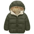 thumbnail image 1 of Ketyyh-chn99 Girls Winter Jacket Girls Hooded Snowsuit Winter Warm Collar Hooded Coat Windproof Jacket Outerwear Size for 7-8 Years,AG, 1 of 8