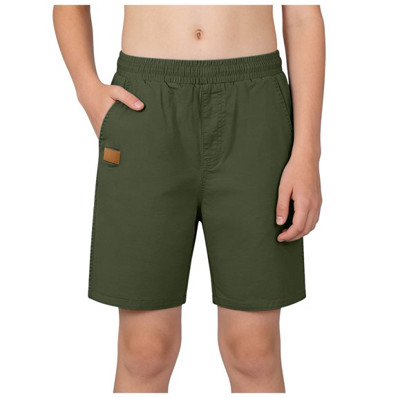 Ketyyh-chn99 Classic Shorts for Boys Tween Boys Clothes Summer Simple Print Shorts Teen Trendy Outfits Size for 7-8 Years,AG