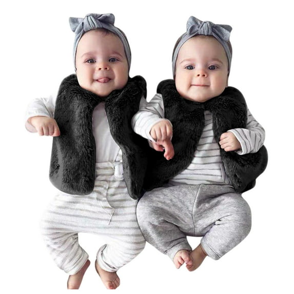Ketyyh-chn99 Coat for Boys Warm Winter Outwear Jacket Vest Black,2XL