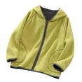 thumbnail image 1 of Ketyyh-chn99 Coats for Girls Toddler Baby Kids Boys Girls Thick Warm Solid Coat Clothes Child's Winter Coat Green,4-5 Years, 1 of 4