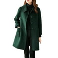 thumbnail image 1 of Ketyyh-chn99 Coats for Women 2023 Fall Coat Woolen Coat Open Front Cardigan AG,XL, 1 of 5