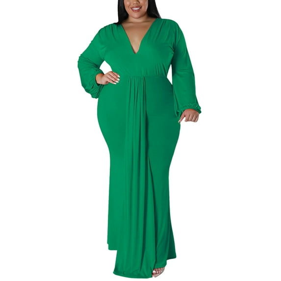 Ketyyh-chn99 Dresses for Women 2023 Casual Plus Size Lace Mixed Media Layer Tunic Sweater Dress Green,4XL