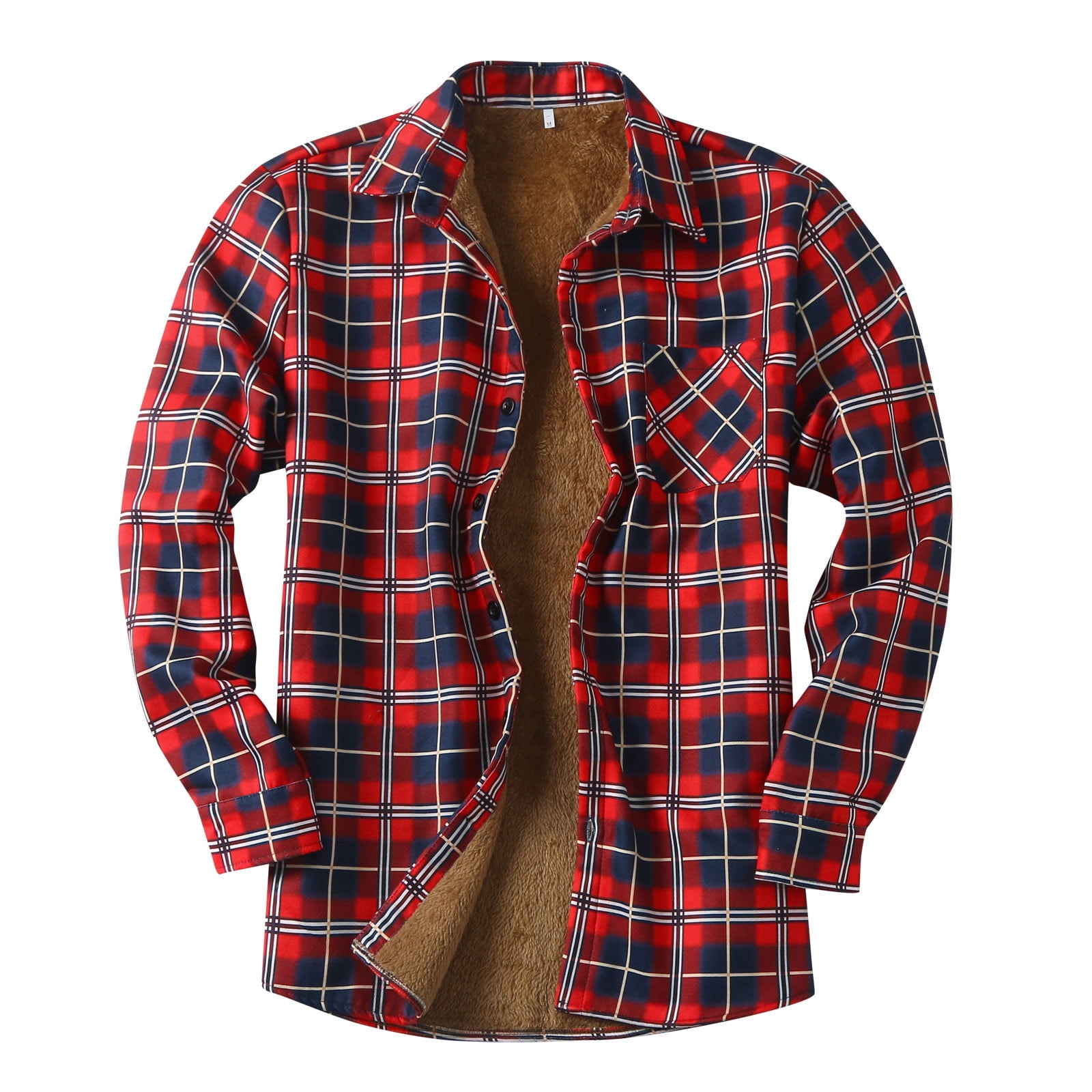 Ketyyh-chn99 Flannel Shirt for Men Button Down Regular Fit Long