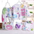 thumbnail image 1 of Ketyyh-chn99 Girl Clothes 5pcs Boy Clothes 0-3 Months Baby Outfits Pants Gifts Set,F, 1 of 2