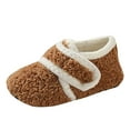 thumbnail image 1 of Ketyyh-chn99 Girl Slippers Cute Slipper for Boys Toddler Kids Cozy Slippers Brown,25, 1 of 5