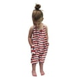 thumbnail image 1 of Ketyyh-chn99 Girls 4th of July Outfit 2025 Toddler Kids Baby Girls Independence Day Harem Pants Boys Romper Jumpsuit for 2-3 Years,Red, 1 of 7