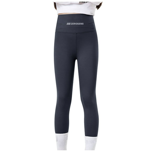 Ketyyh-chn99 Girls' Athletic Leggings Baby and Toddler Girl's Cotton Ribbed Pull On Pants Leggings Size for 9-12 Years,Grey