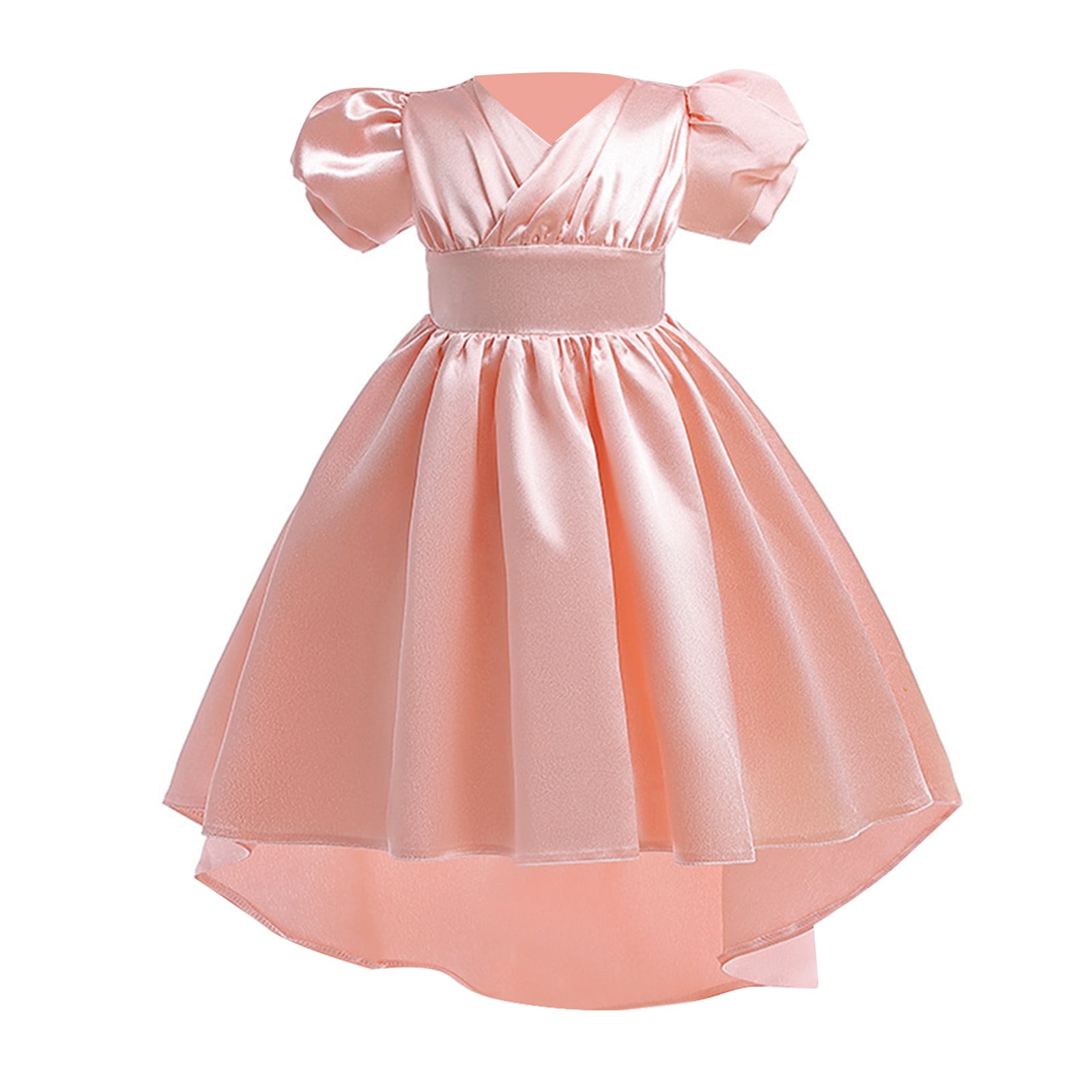 Ketyyh-chn99 Girls Christmas Holiday Velvet Style Dress for Fall Winter Party  Christmas Dresses Pink,120 - Walmart.com
