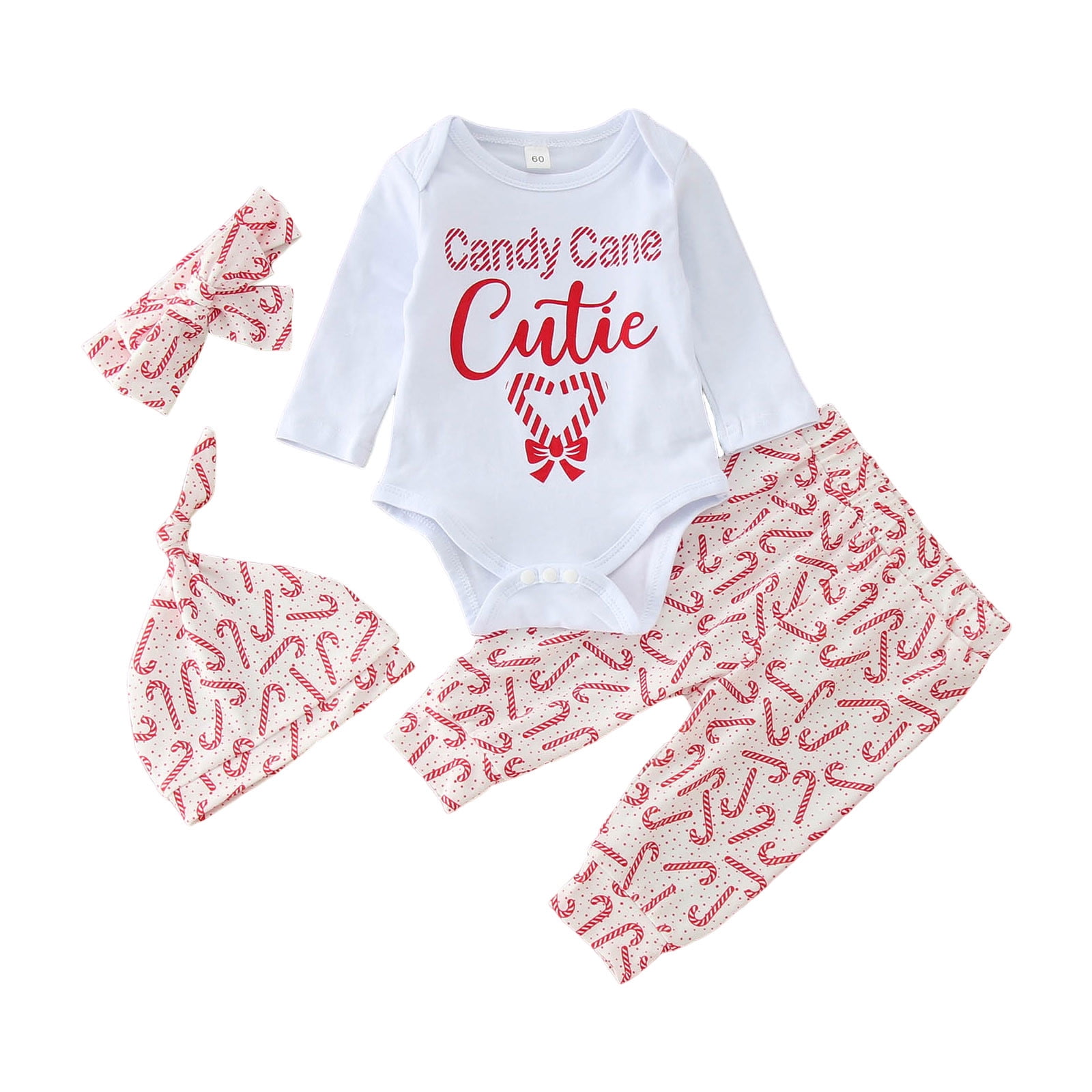 Ketyyhchn99 Girls Clothes Set Baby Ruffle Long Sleeve Romper Chritmas